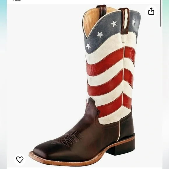 American flag men’s boots - Picture 1 of 7